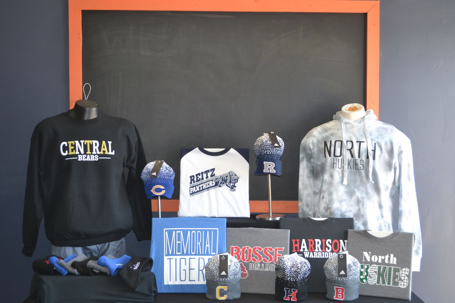 Spirit wear items