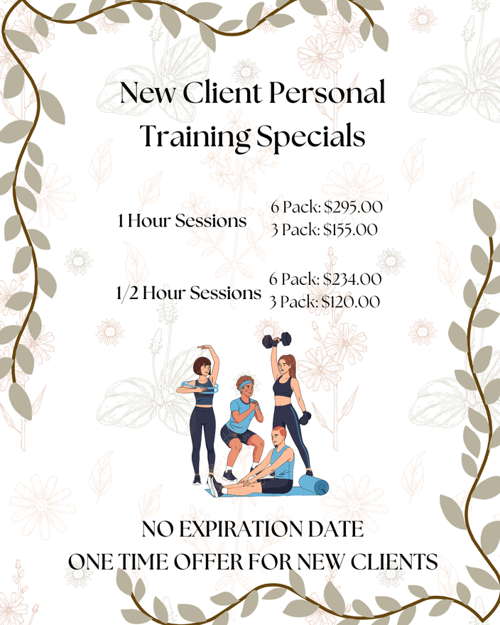 New Client Personal Training Specials