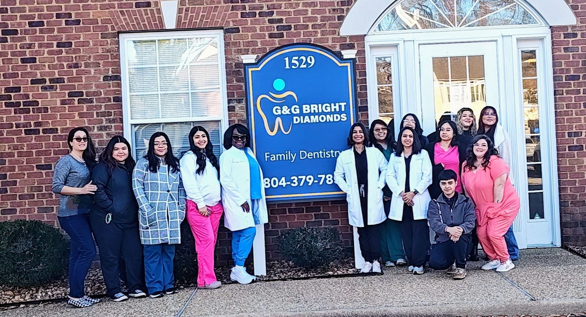 G&G Bright Diamonds Family dentist Office staff Midlothian VA