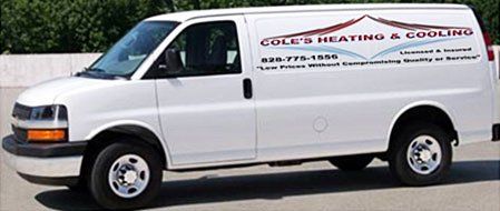 Contact Cole's Heating u0026 Cooling - Weaverville, NC | 858-775-1556