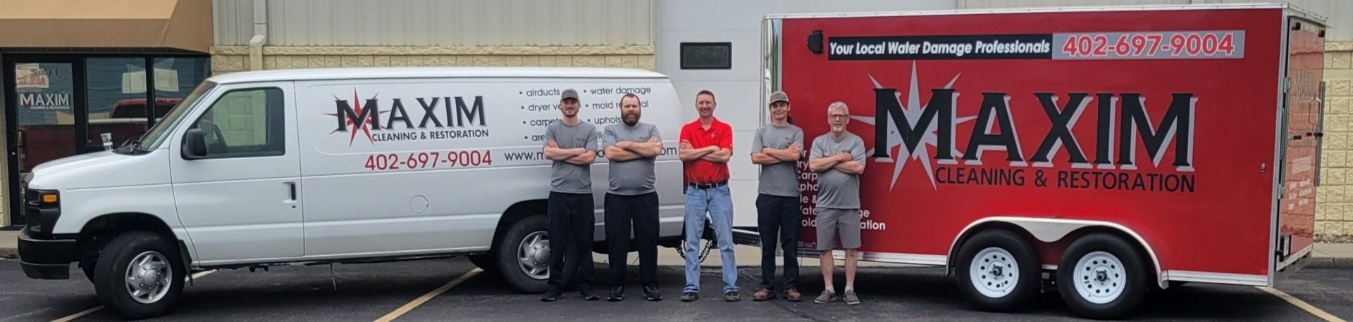 Maxim Van and Mini Truck and Staff