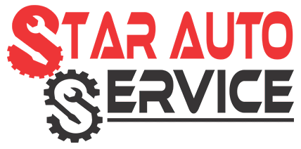 Star Auto Service logo with red and black text and a gear-wrench icon