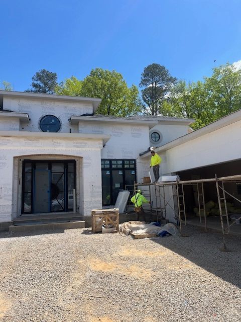 There is a fireplace in the corner of the room.