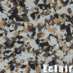 A close up of a camouflage pattern that says eclair