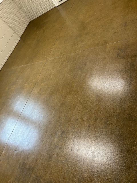 A building with scaffolding on the side of it.