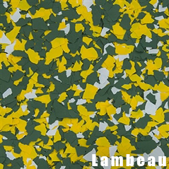 A camouflage pattern with lambeau written on the bottom