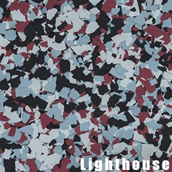 A close up of a camouflage pattern that says lighthouse