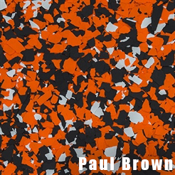 A close up of a paul brown camouflage pattern