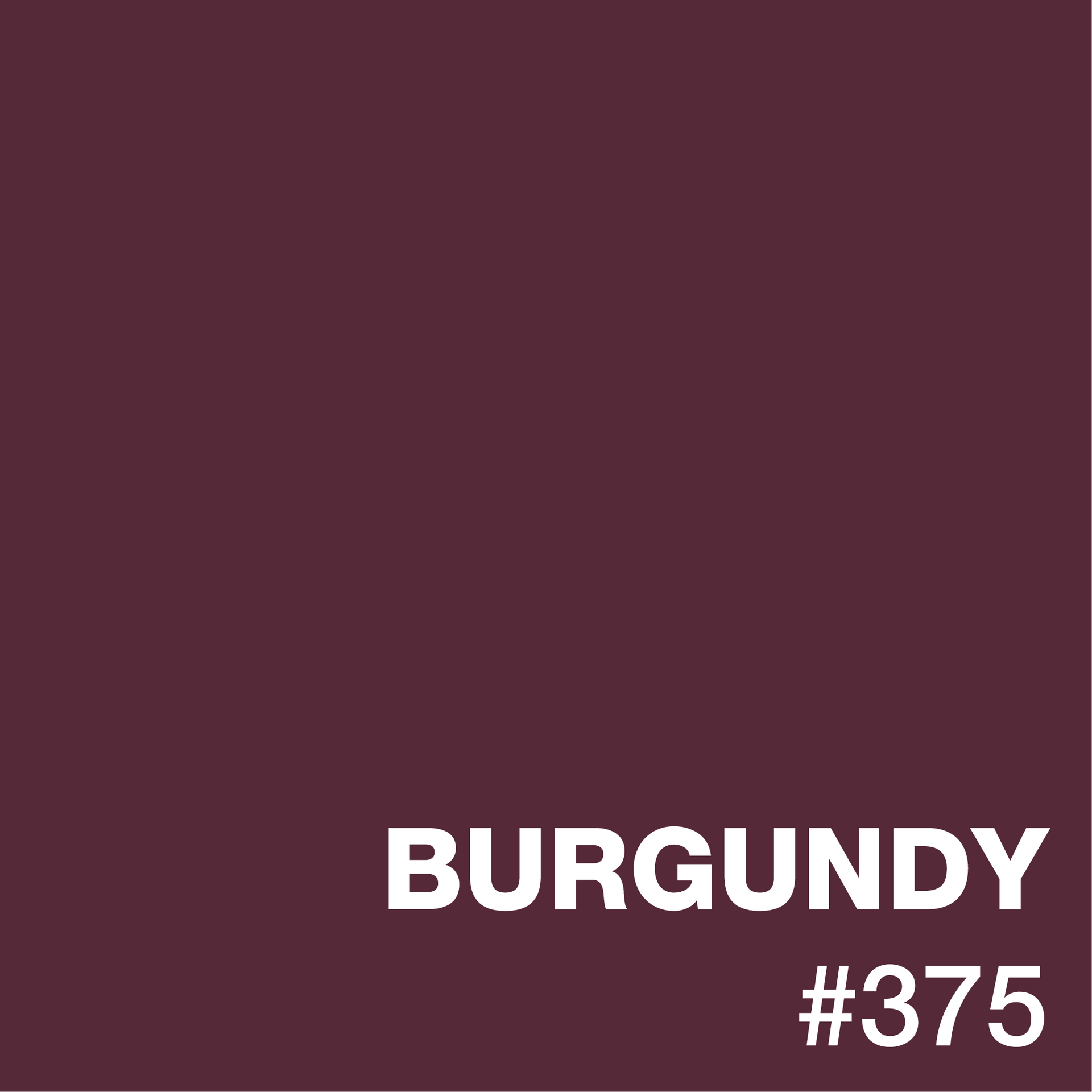 A burgundy background with the words `` burgundy # 375 '' written on it.