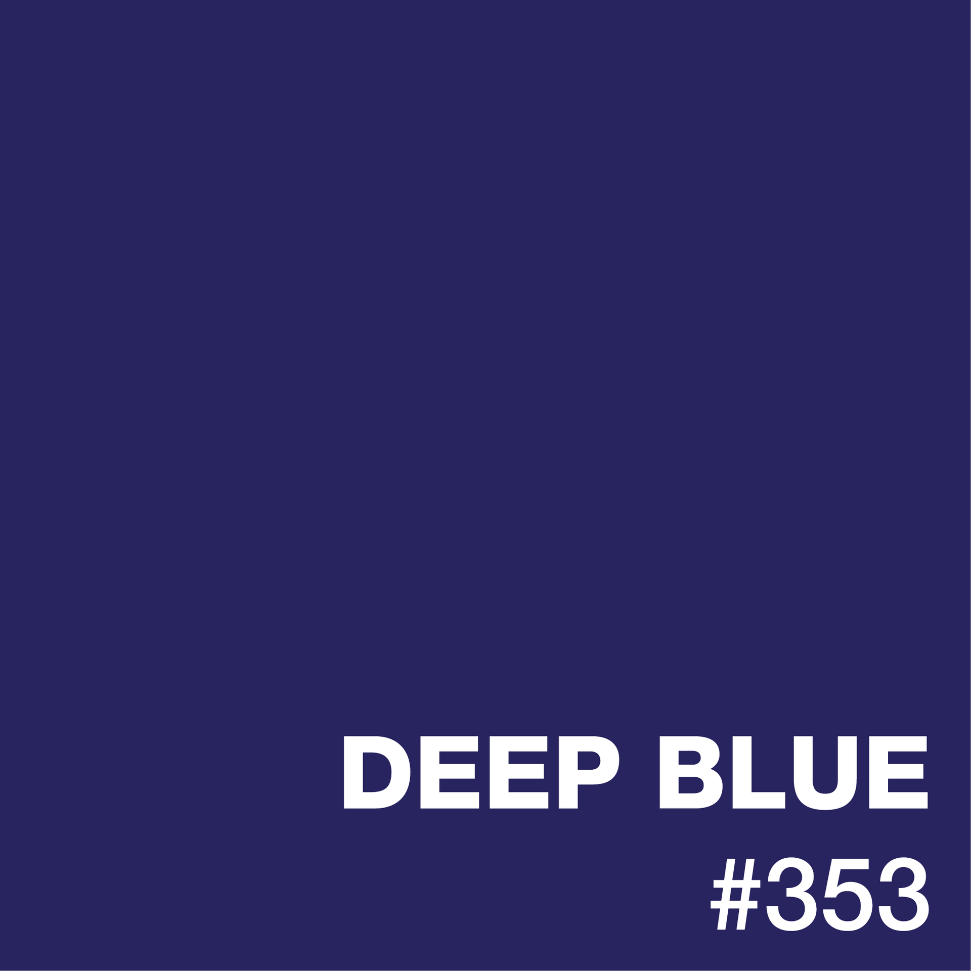 A blue background with the words deep blue # 353 on it.