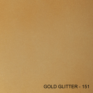 A close up of a gold glitter colored paper
