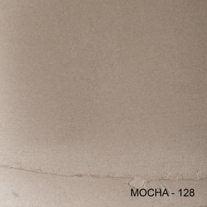 A close up of a piece of paper that says mocha 128