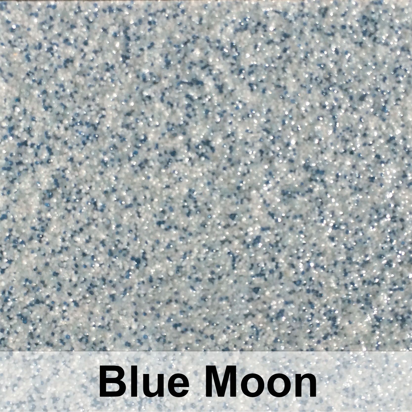 A close up of a blue moon carpet texture