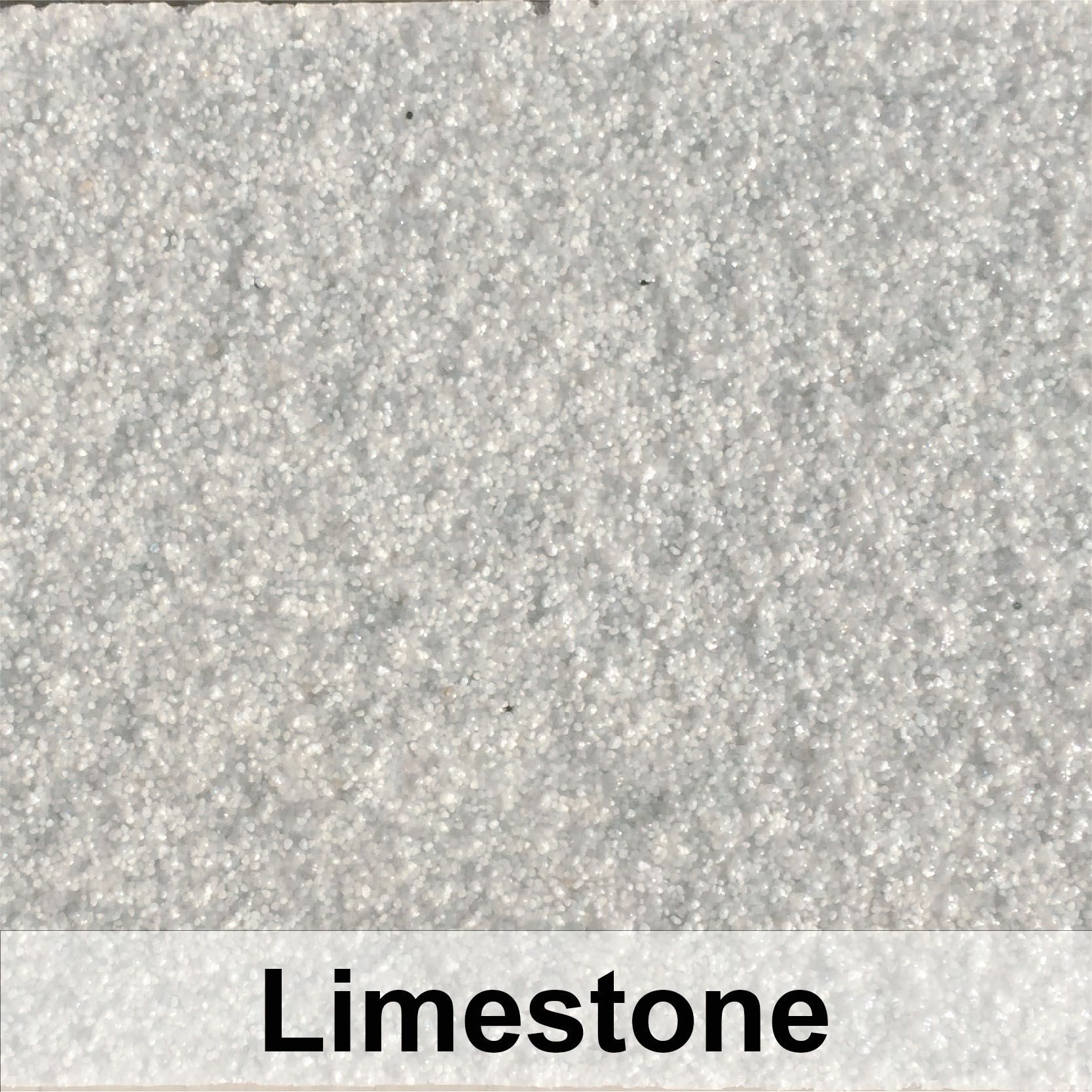 A close up of a piece of paper that says limestone