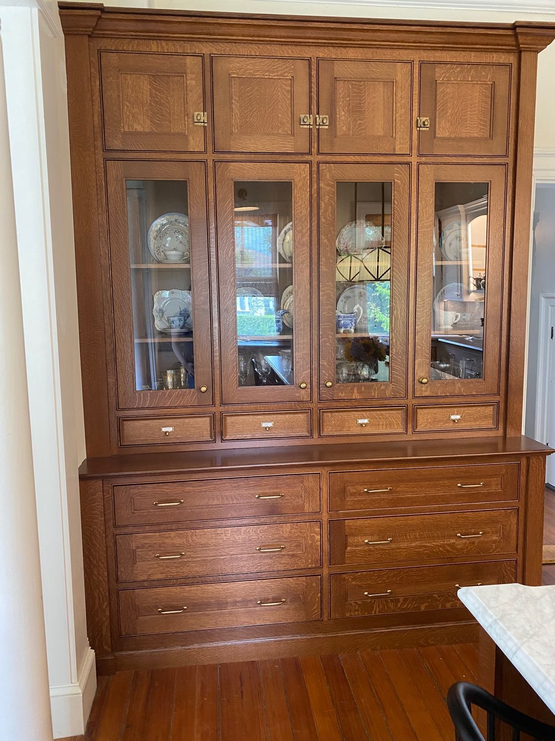 Wood custom cabinetry