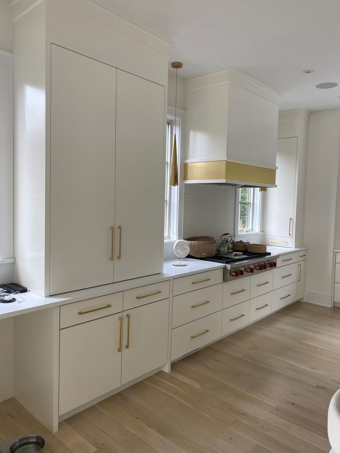 White kitchen custom cabinetry