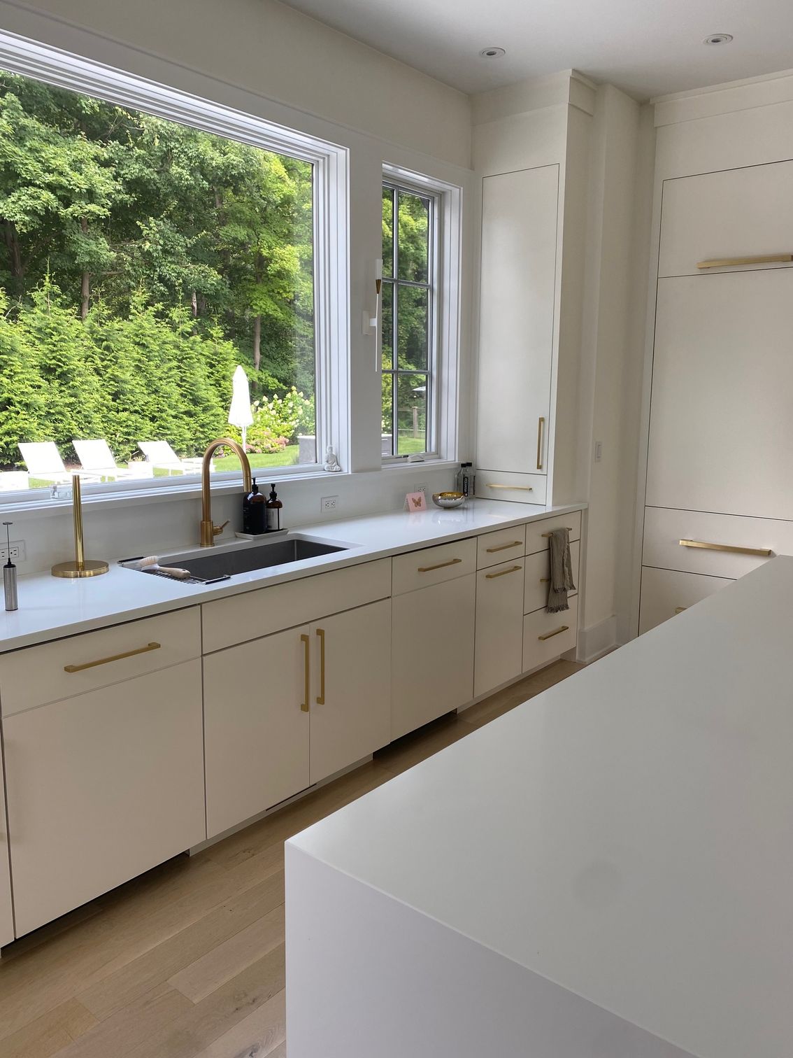White kitchen custom cabinetry