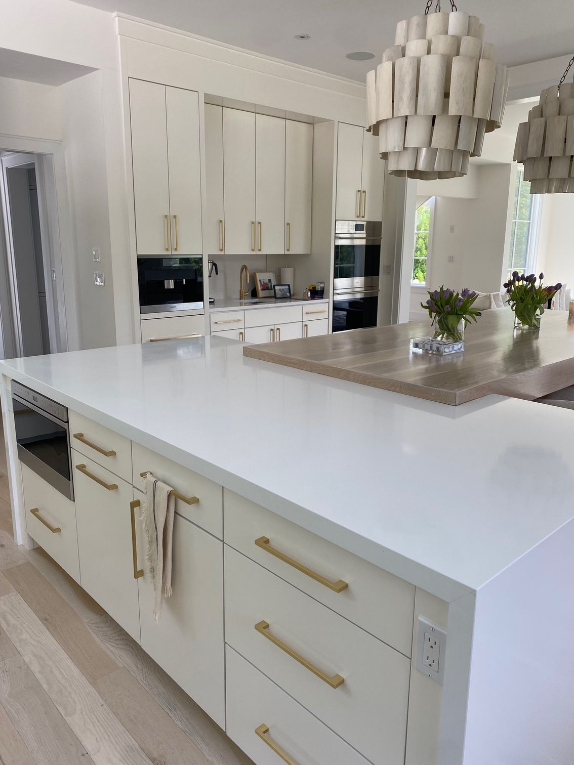White kitchen custom cabinetry