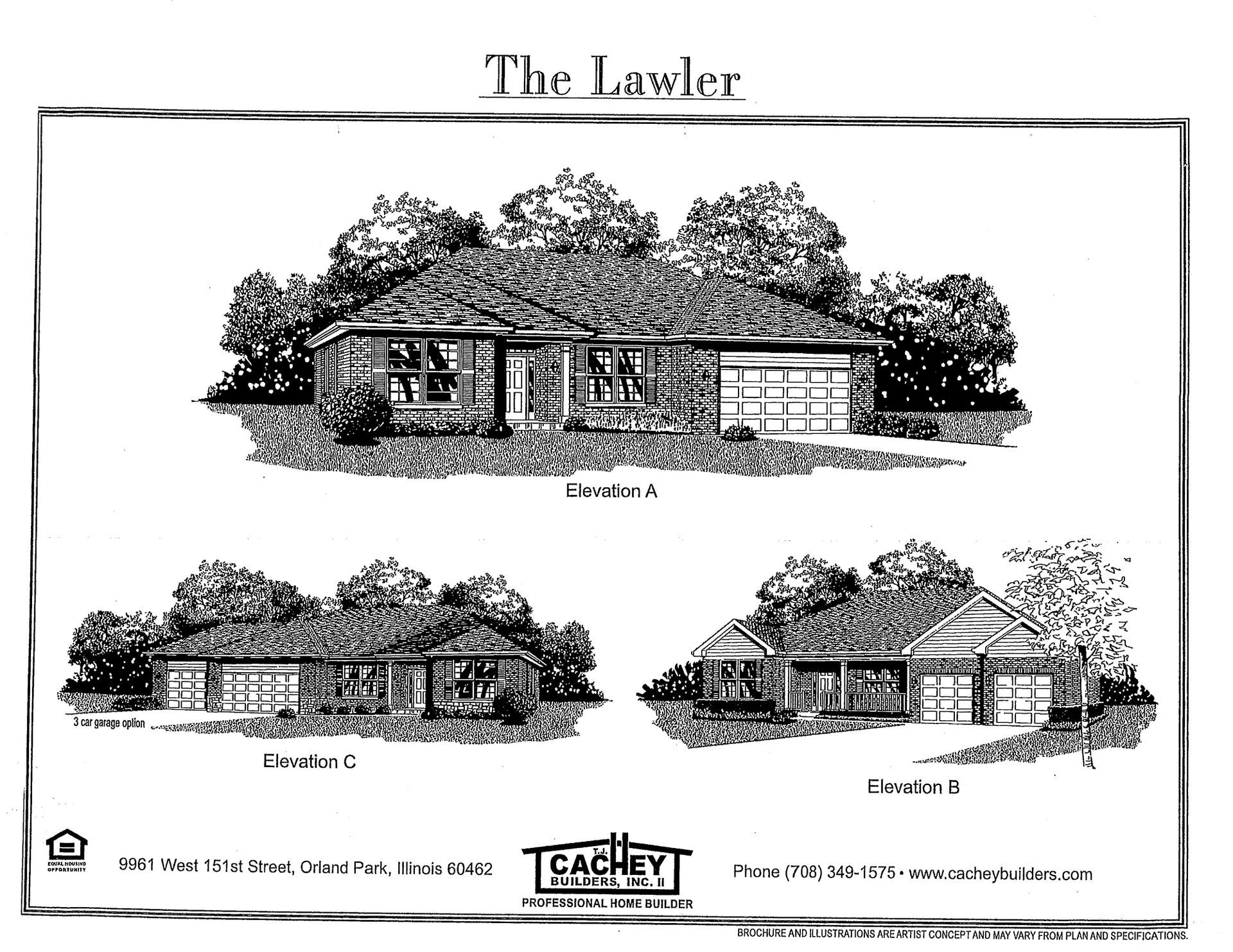 A black and white drawing of a house called the ladder