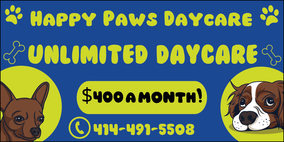 Unlimited Daycare @ $400/Month - Wauwatosa location only