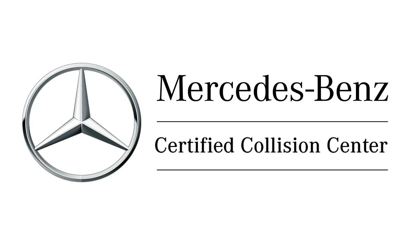 Mercedes-Benz logo: a three-pointed star within a circle, beside the brand name.