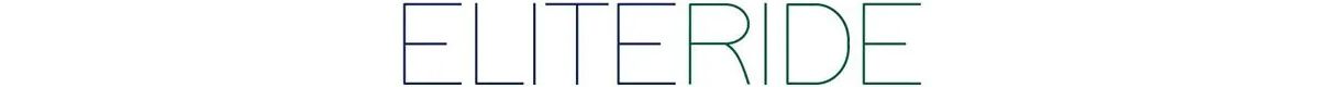 ELITERIDE, a thin, light gray and green text on a white background.