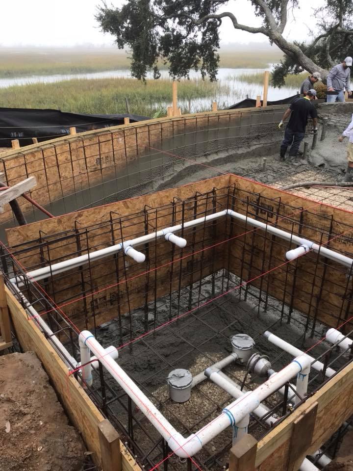 pool construction