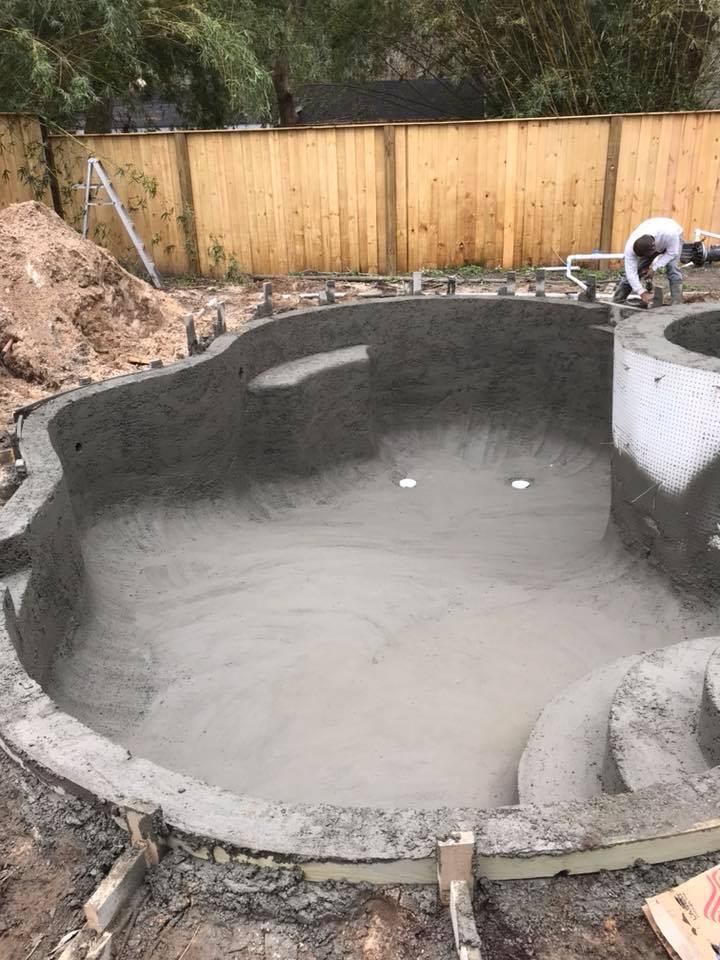 pool construction