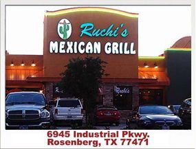 Ruchis Mexican Grill at 6945 Industrial Pkwy., Rosenberg, TX