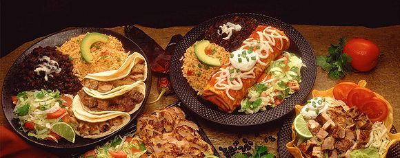 Variety of Mexican Food