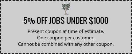 Arbor-Tech Tree Care LLC | 5% off jobs under $1000 coupon