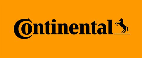 The continental logo is on a yellow background.