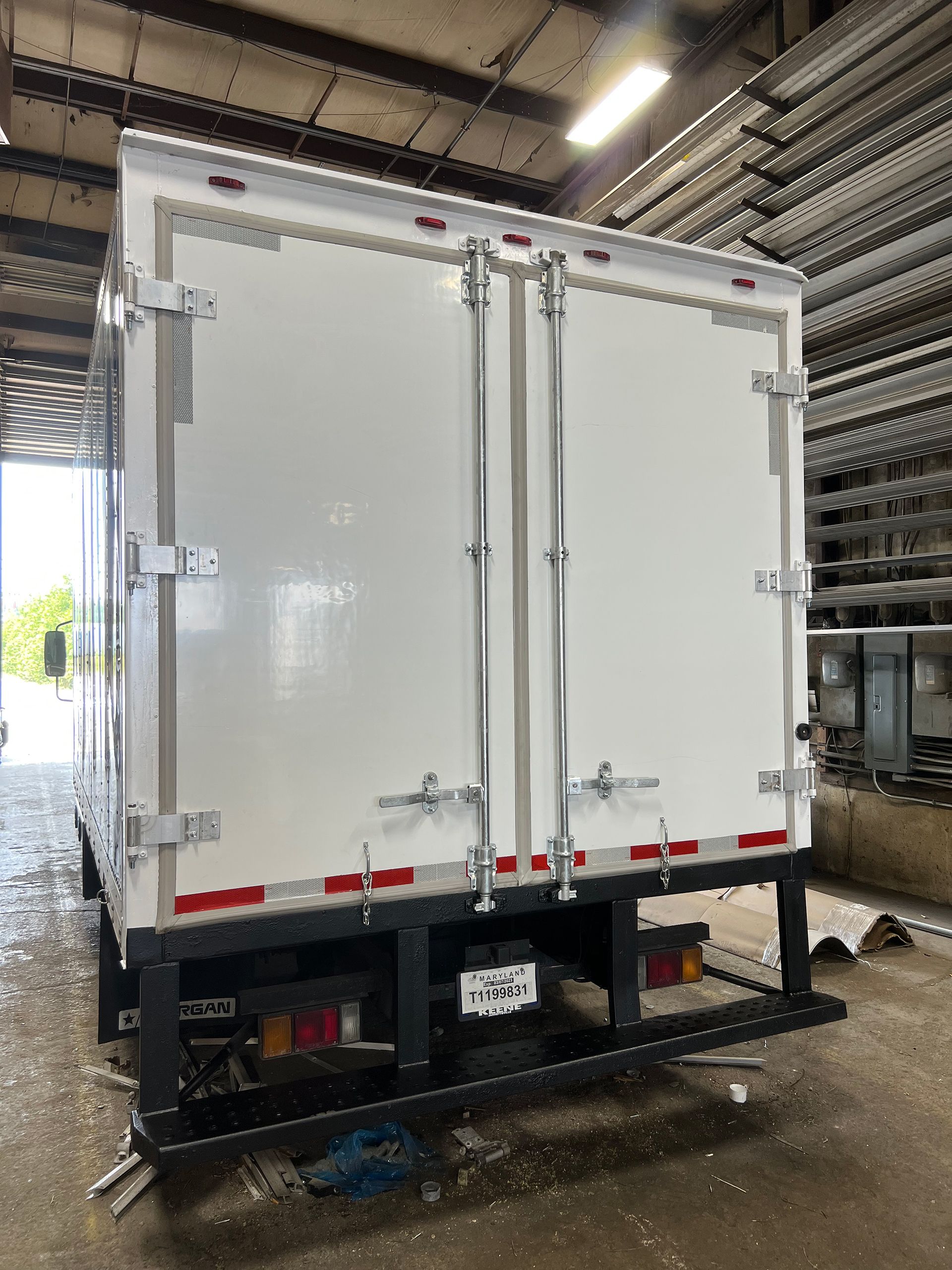 Truck with new swing doors
