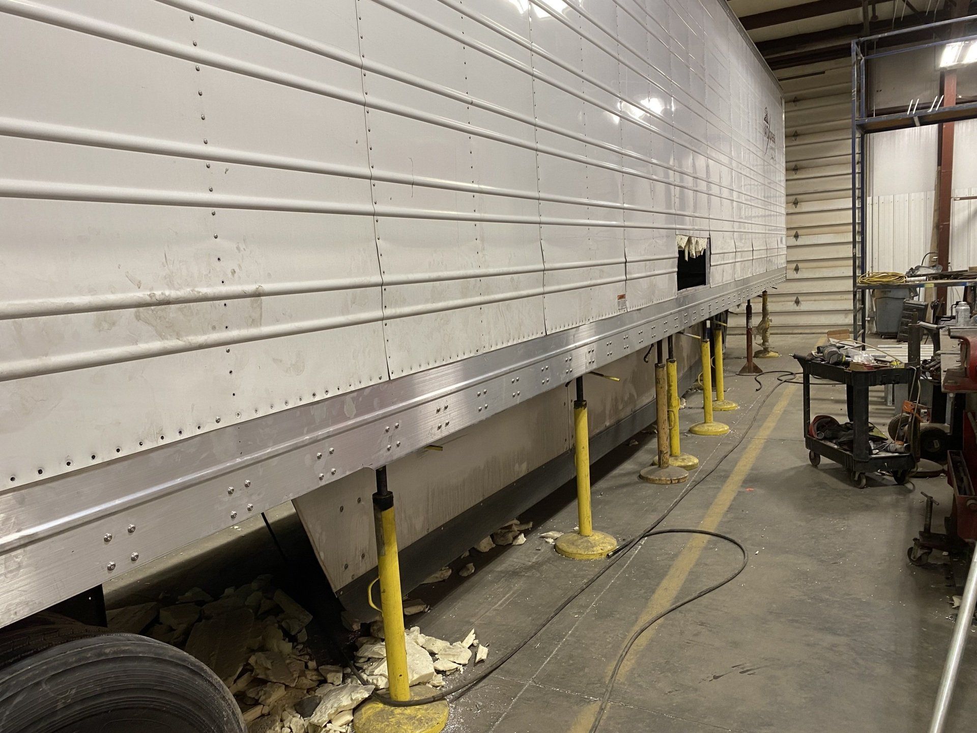 box truck side reconstruction