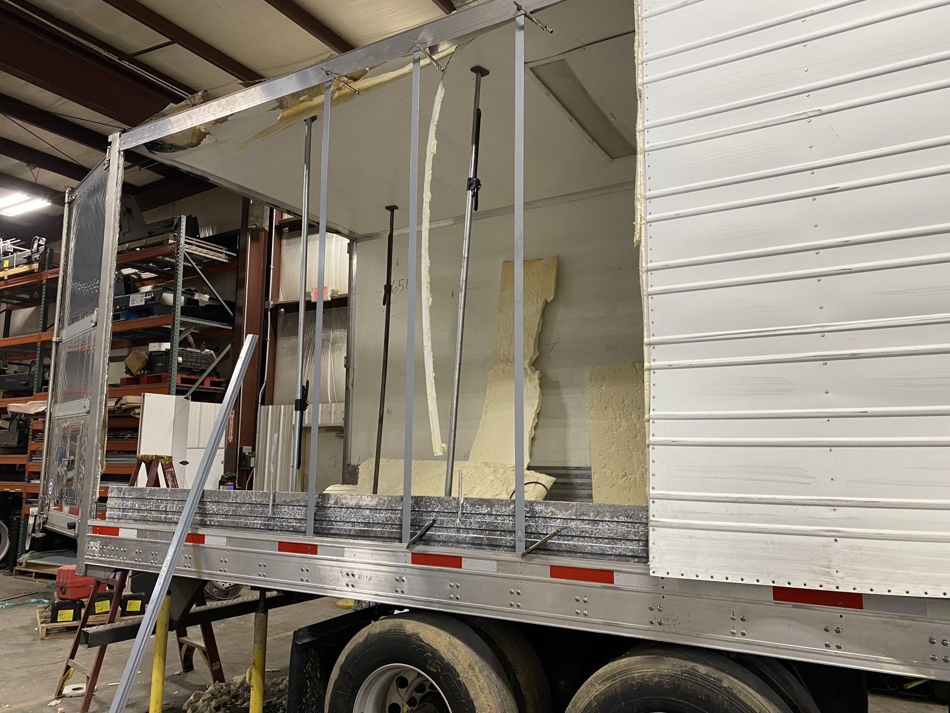 box truck side rebuilding