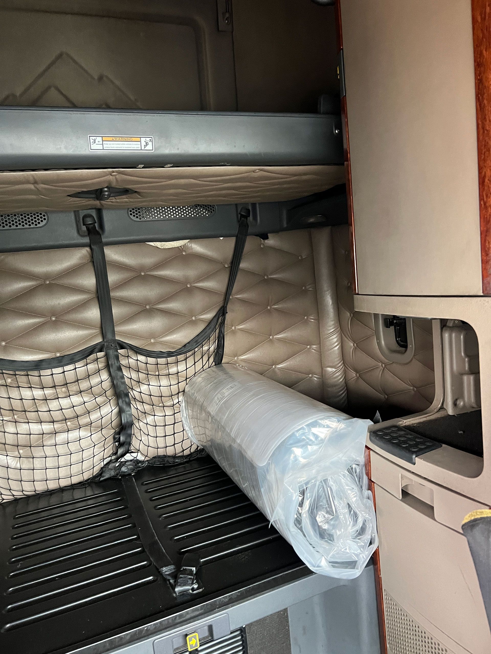 New mattress in bunk