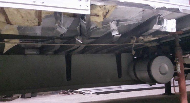 Reefer cross member/bottom rail repair