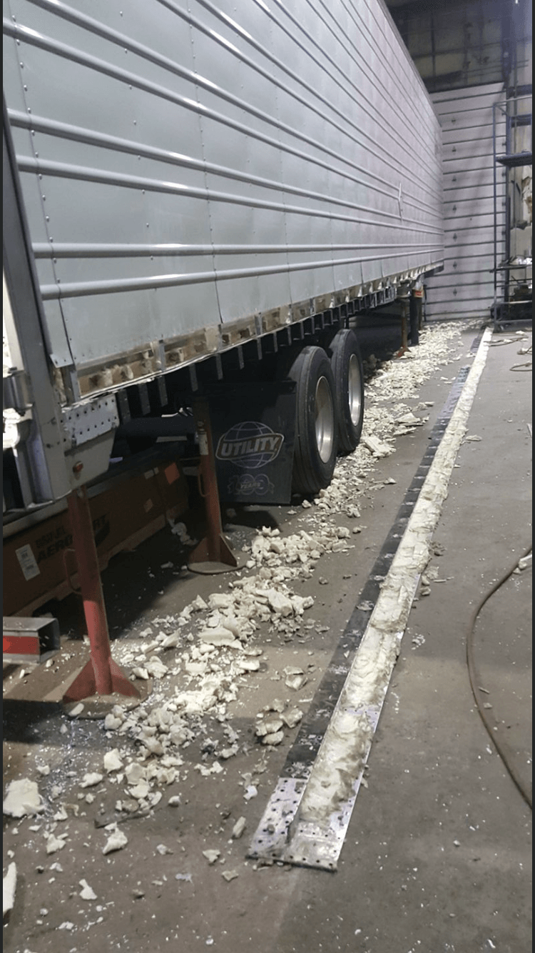 Reefer cross member/bottom rail repair