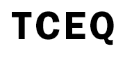 TCEQ, black bold text on a white background.