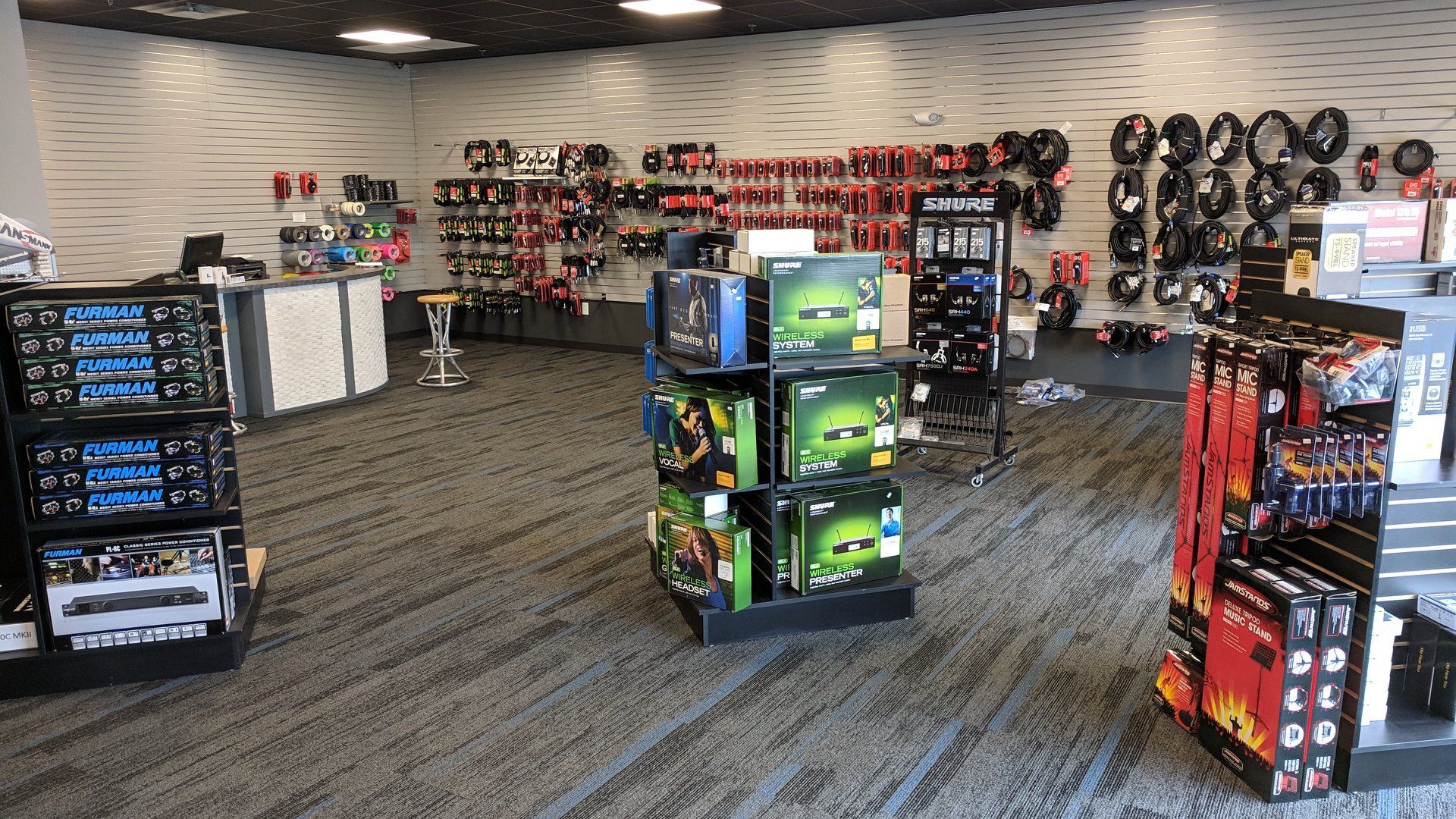 Lighting and video equipment