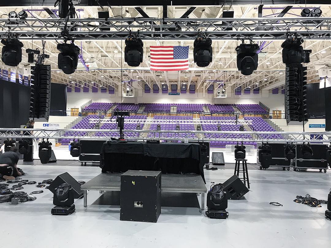 Lighting and video equipment