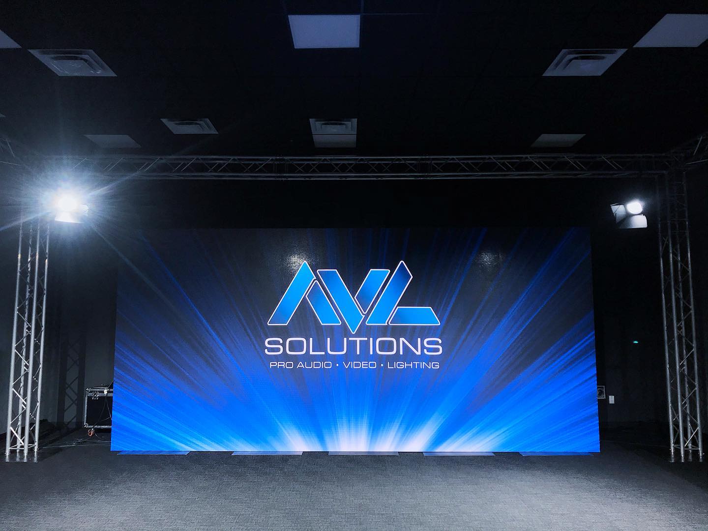 Lighting and video equipment