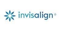Invisalign logo in teal on a white background