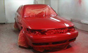 Repainting of vehicle