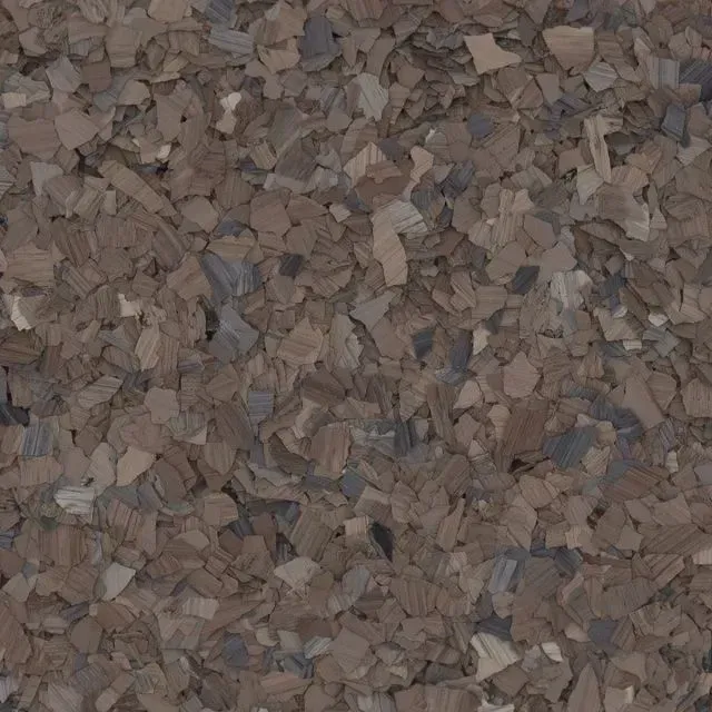 Close-up of a textured brown and gray gravel or pebble surface.