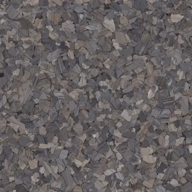 Close-up of gray gravel stones filling the frame.