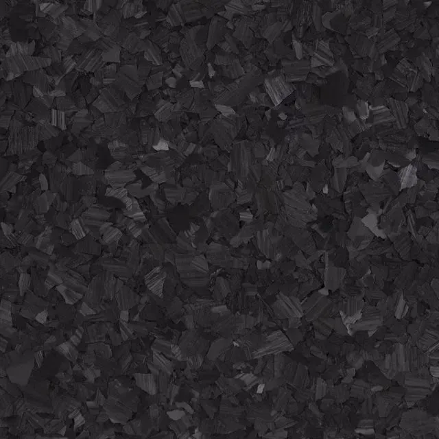 Dark charcoal textured surface with scattered black and gray fragments.