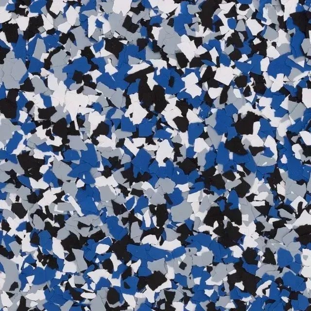 Blue, white, black, and gray camouflage-style abstract pattern filling the frame.
