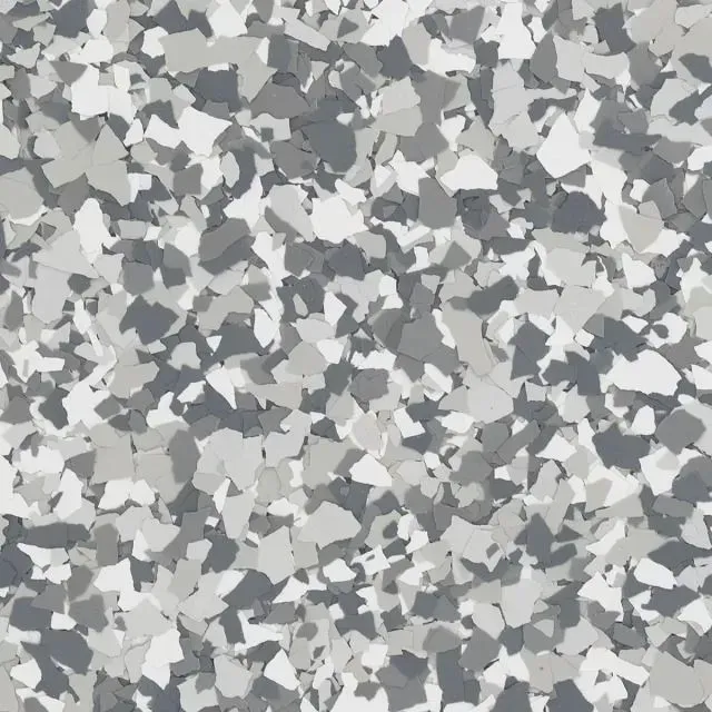 Gray, white, and dark gray camouflage-like abstract pattern of scattered shapes.