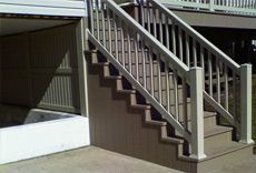 Deck Stair Railing